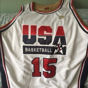 Magic Johnson USA Olympic jersey